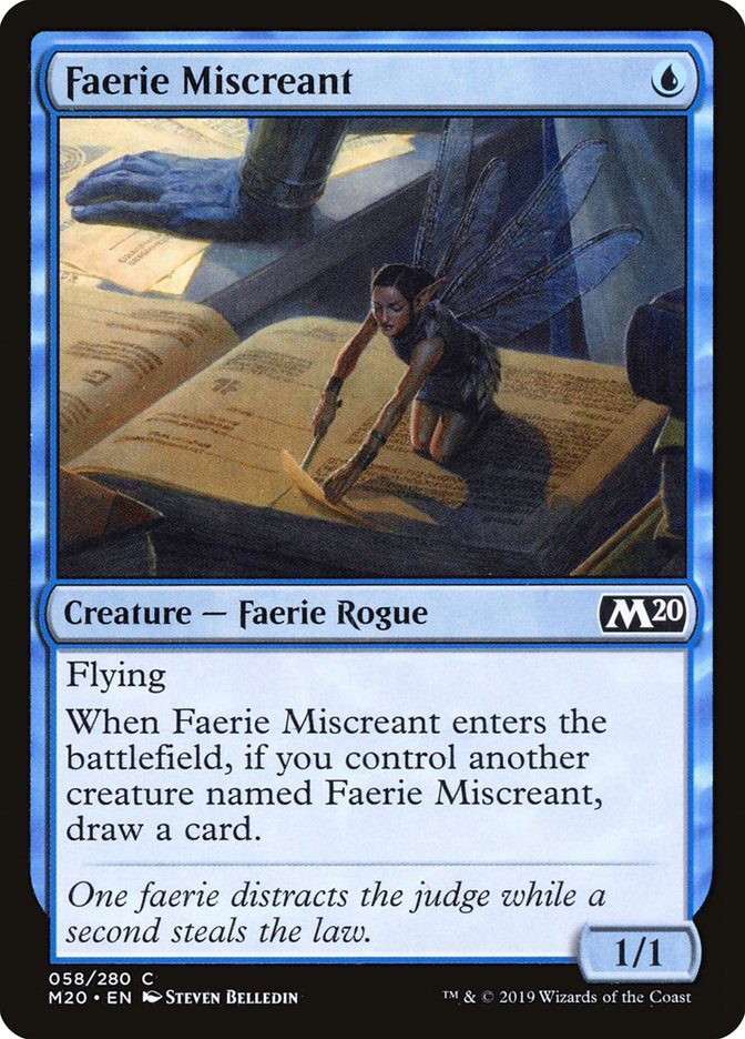Faerie Miscreant [Core Set 2020] (M20 58)