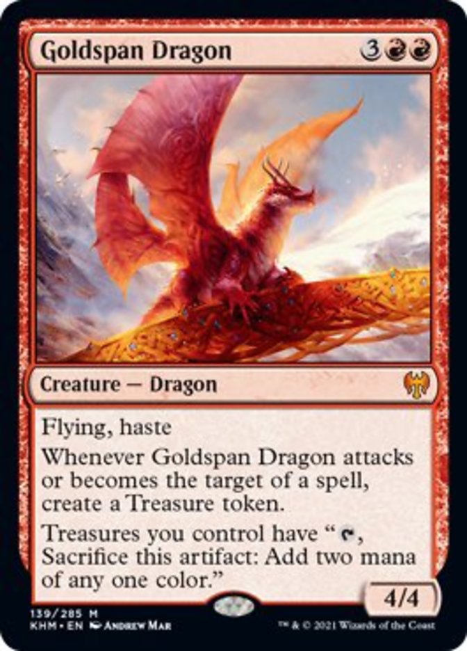 Goldspan Dragon [Kaldheim] (KHM 139)