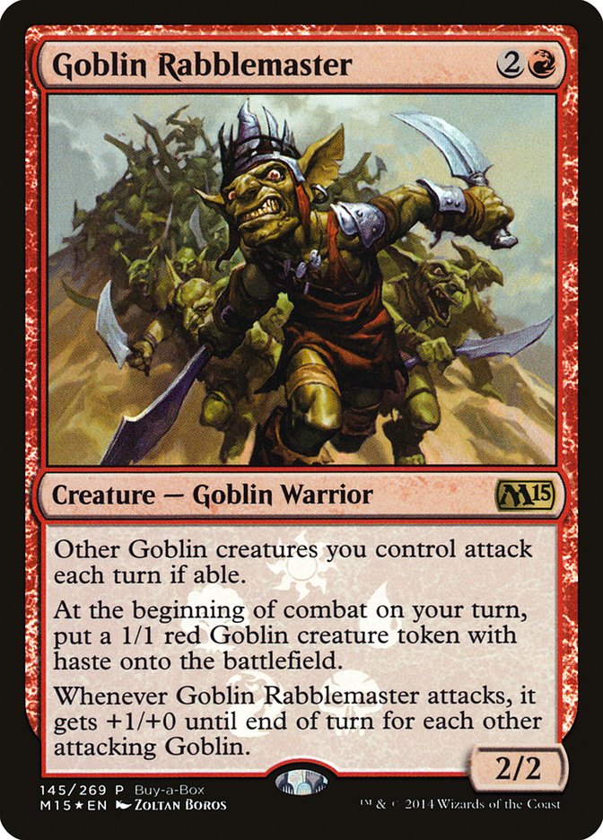 Goblin Rabblemaster [Magic 2015 Promos] (PM15 145)