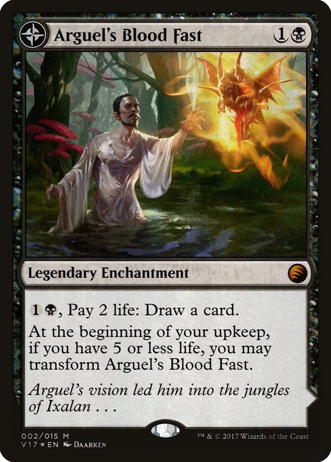 Arguel's Blood Fast // Temple of Aclazotz [From the Vault: Transform] (V17 2)