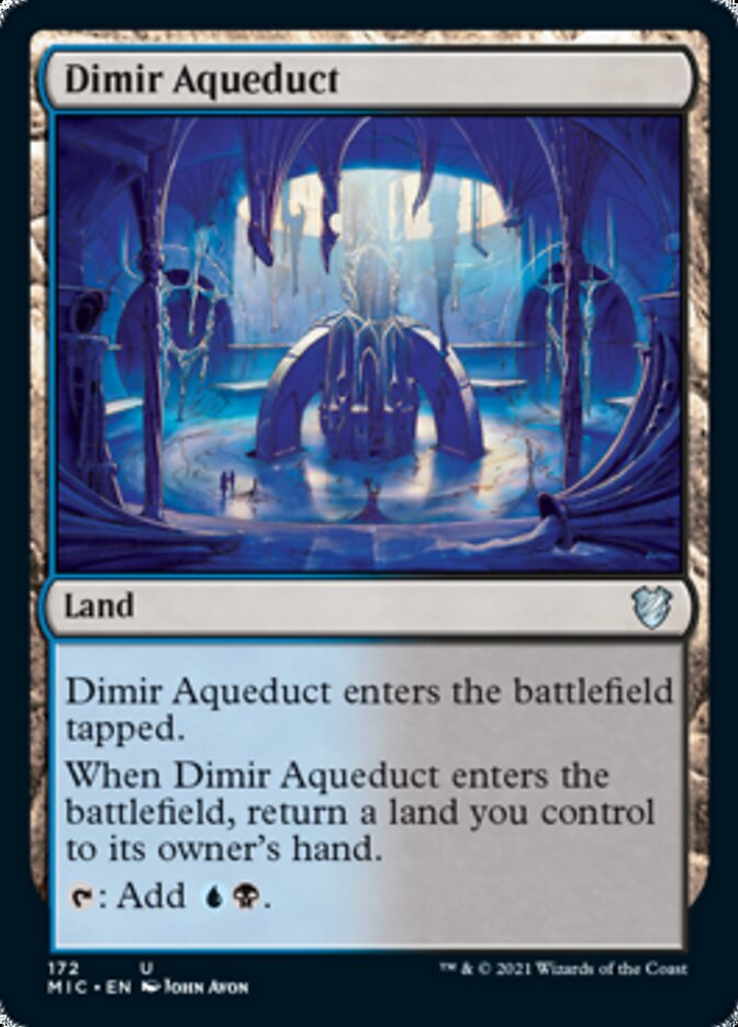 Dimir Aqueduct [Innistrad: Midnight Hunt Commander] (MIC 172)