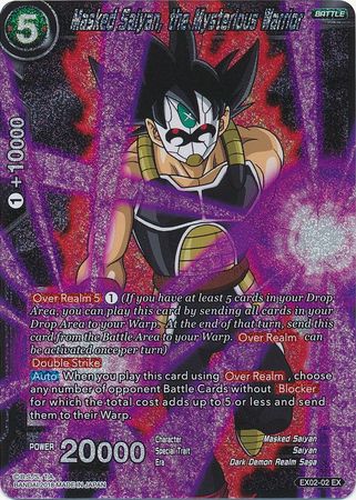 Masked Saiyan, the Mysterious Warrior (Foil) [EX02-02]