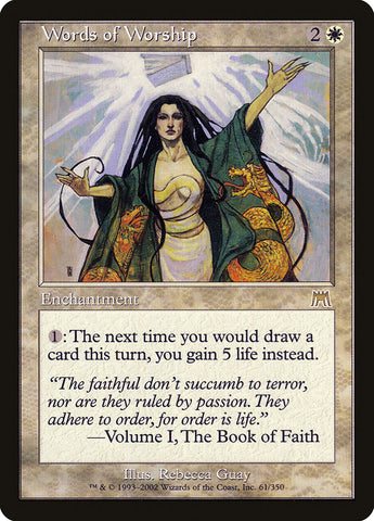 Words of Worship [Onslaught] (ONS 61)