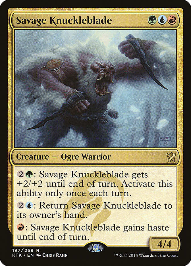 Savage Knuckleblade [Khans of Tarkir] (KTK 197)