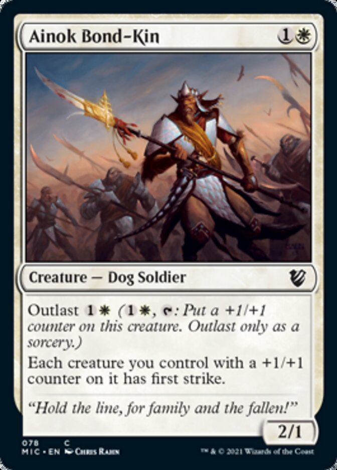Ainok Bond-Kin [Innistrad: Midnight Hunt Commander] (MIC 78)