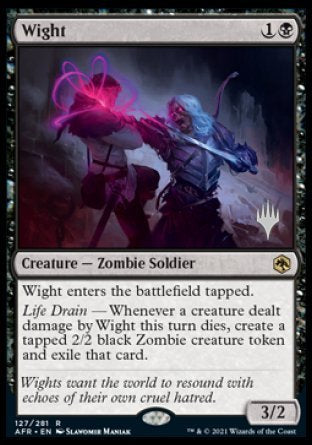 Wight (Promo Pack) [Dungeons & Dragons: Adventures in the Forgotten Realms Promos] (PAFR 127)
