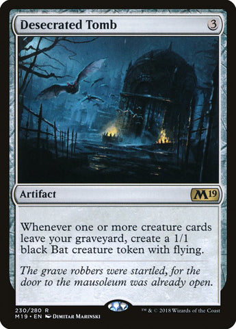 Desecrated Tomb [Core Set 2019] (M19 230)