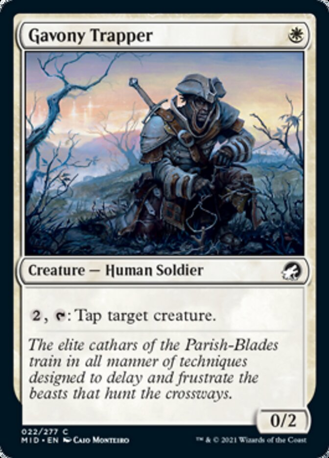 Gavony Trapper [Innistrad: Midnight Hunt] (MID 22)
