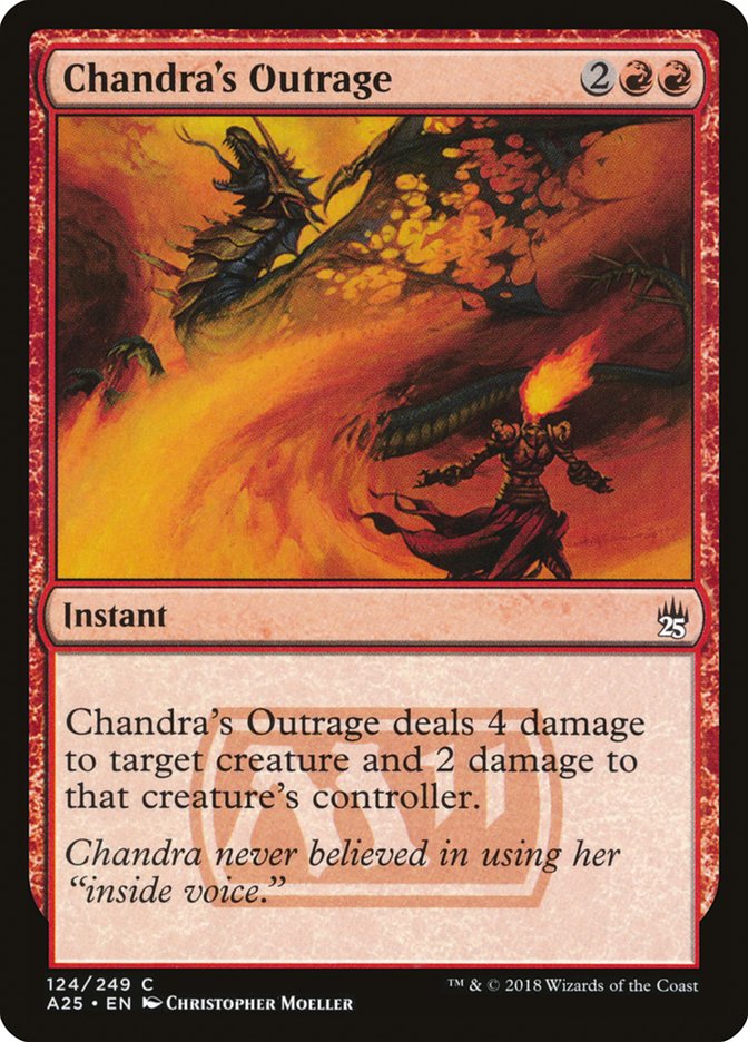 Chandra's Outrage [Masters 25] (A25 124)