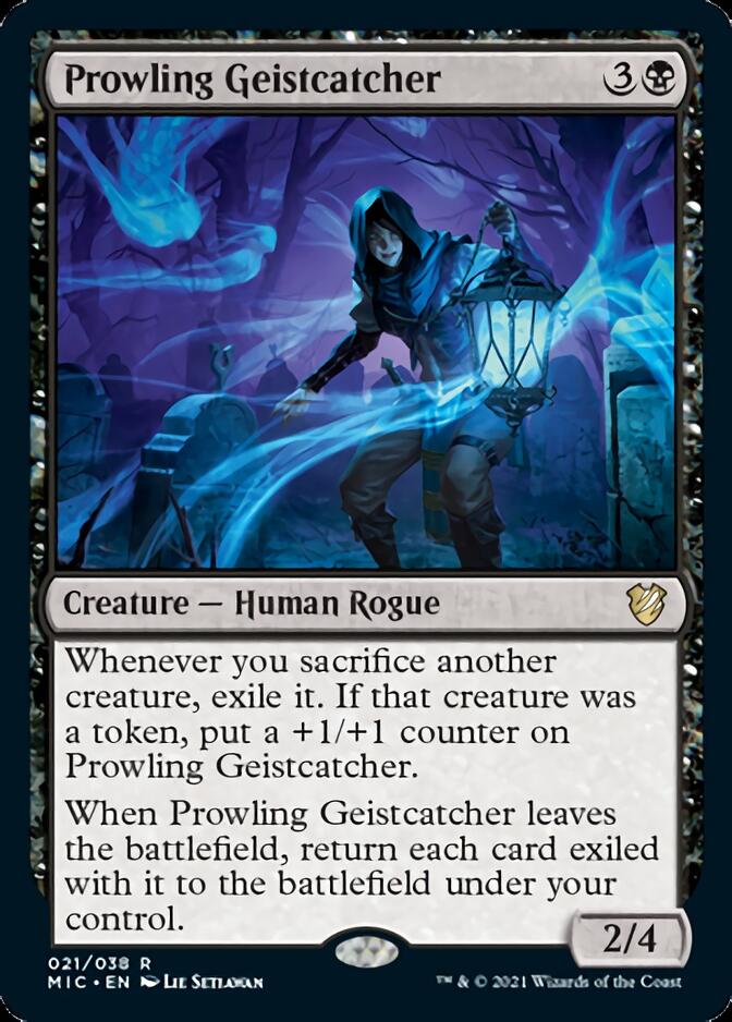 Prowling Geistcatcher [Innistrad: Midnight Hunt Commander] (MIC 21)