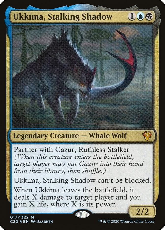 Ukkima, Stalking Shadow [Commander 2020] (C20 17)