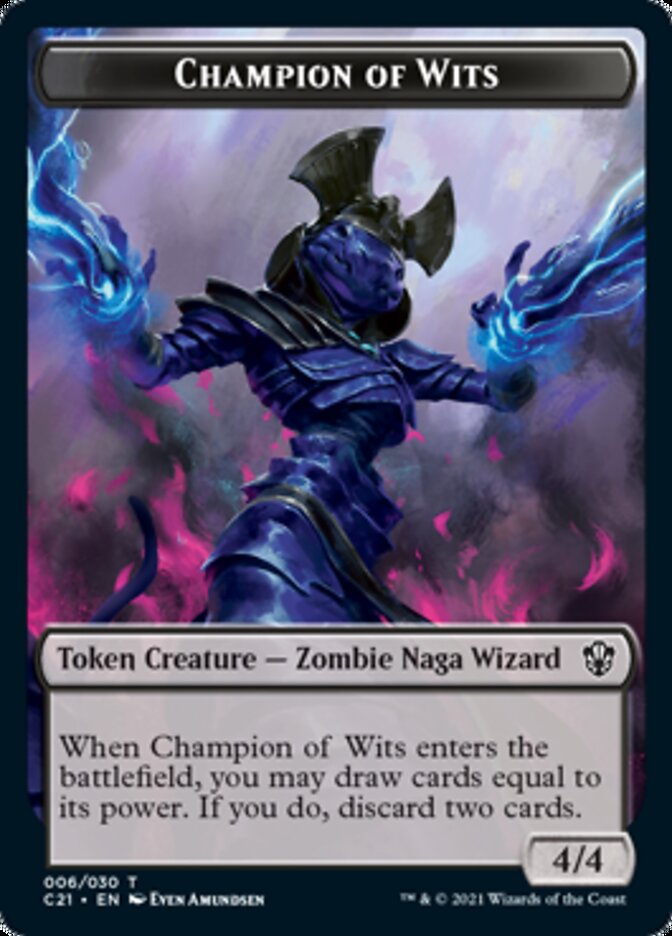 Eldrazi // Champion of Wits Token [Commander 2021 Tokens] (TC21 1 // 6)