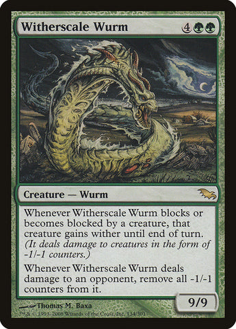 Witherscale Wurm [Shadowmoor] (SHM 134)