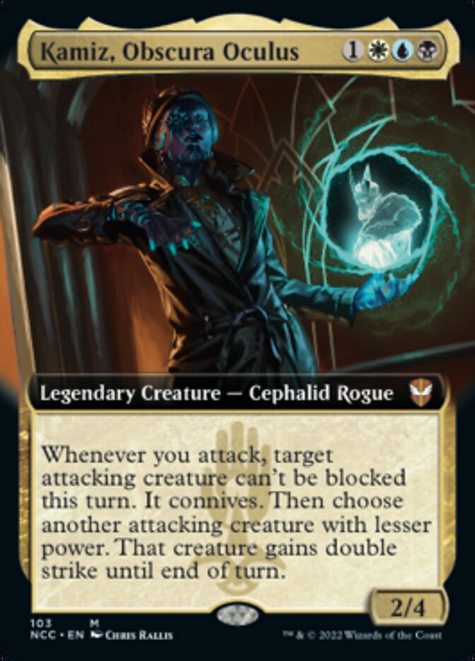 Kamiz, Obscura Oculus (Extended Art) [Streets of New Capenna Commander] (NCC 103)