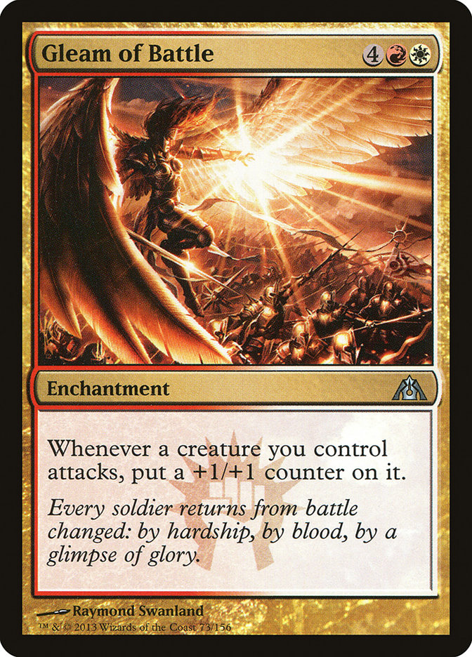 Gleam of Battle [Dragon's Maze] (DGM 73)