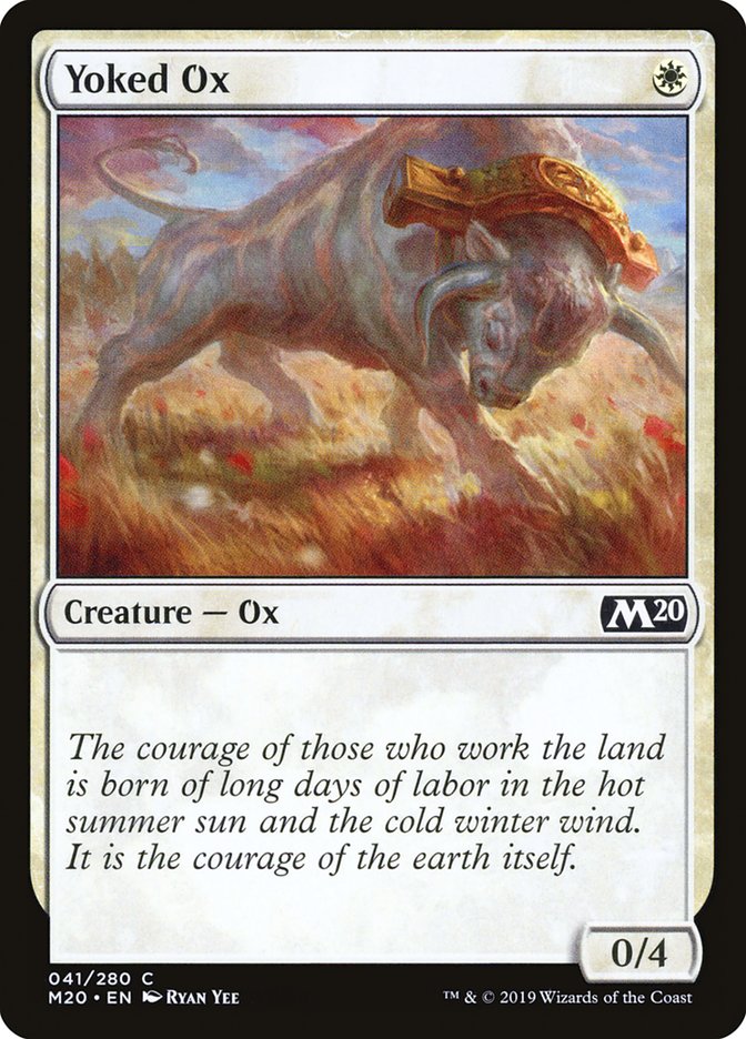 Yoked Ox [Core Set 2020] (M20 41)