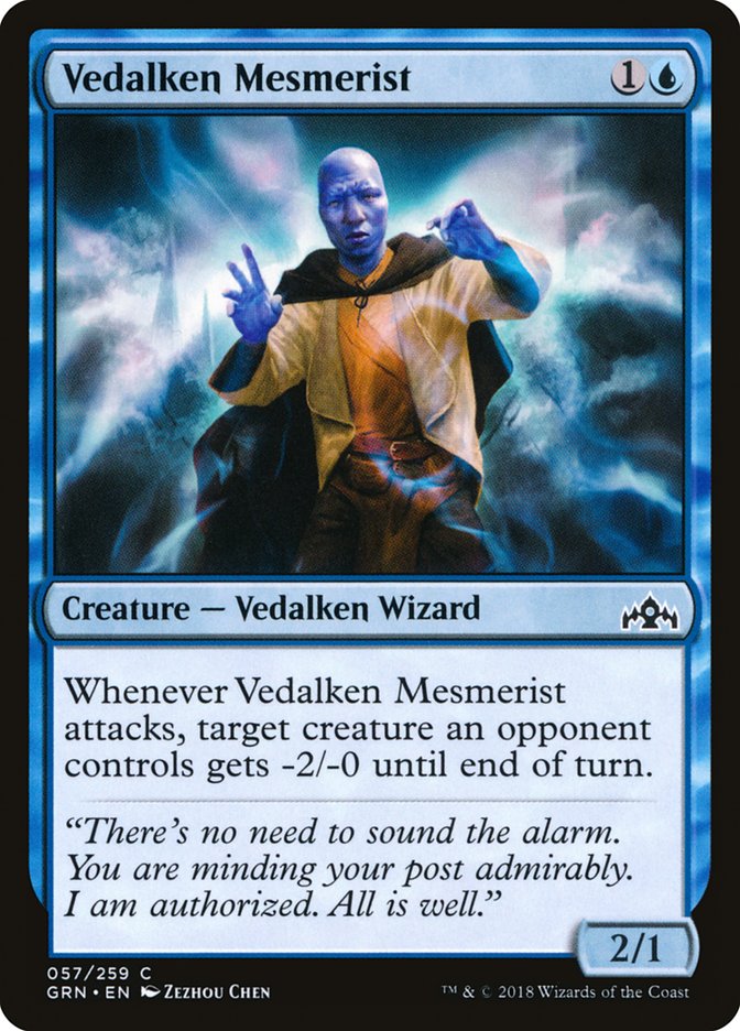 Vedalken Mesmerist [Guilds of Ravnica] (GRN 57)