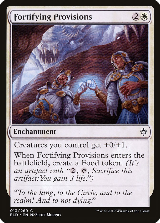 Fortifying Provisions [Throne of Eldraine] (ELD 13)