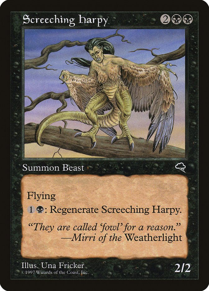 Screeching Harpy [Tempest] (TMP 155)