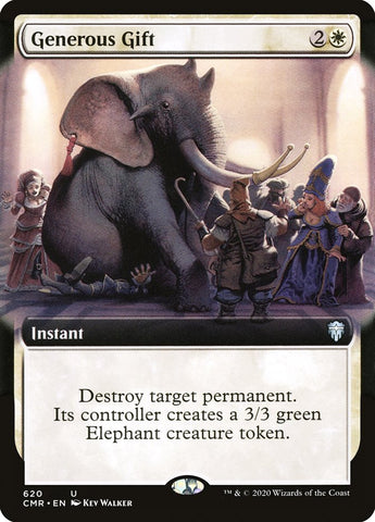 Generous Gift (Extended Art) [Commander Legends] (CMR 620)