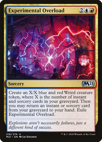 Experimental Overload [Core Set 2021] (M21 218)