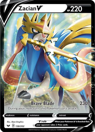 Zacian V (138/202) [Jumbo Cards]