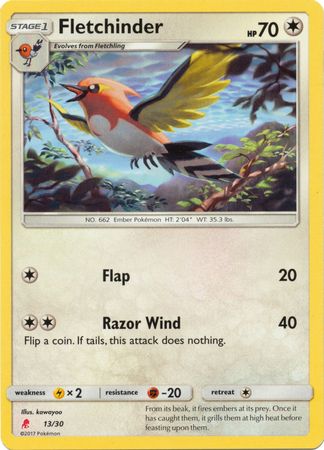 Fletchinder (13/30) [Sun & Moon: Trainer Kit - Lycanroc & Alolan Raichu]