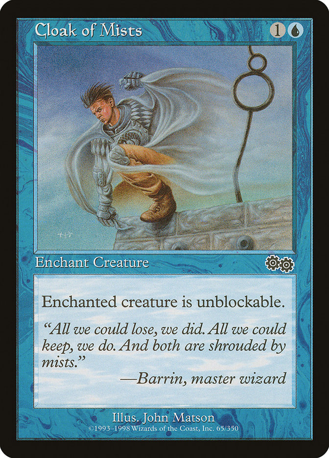 Cloak of Mists [Urza's Saga] (USG 65)