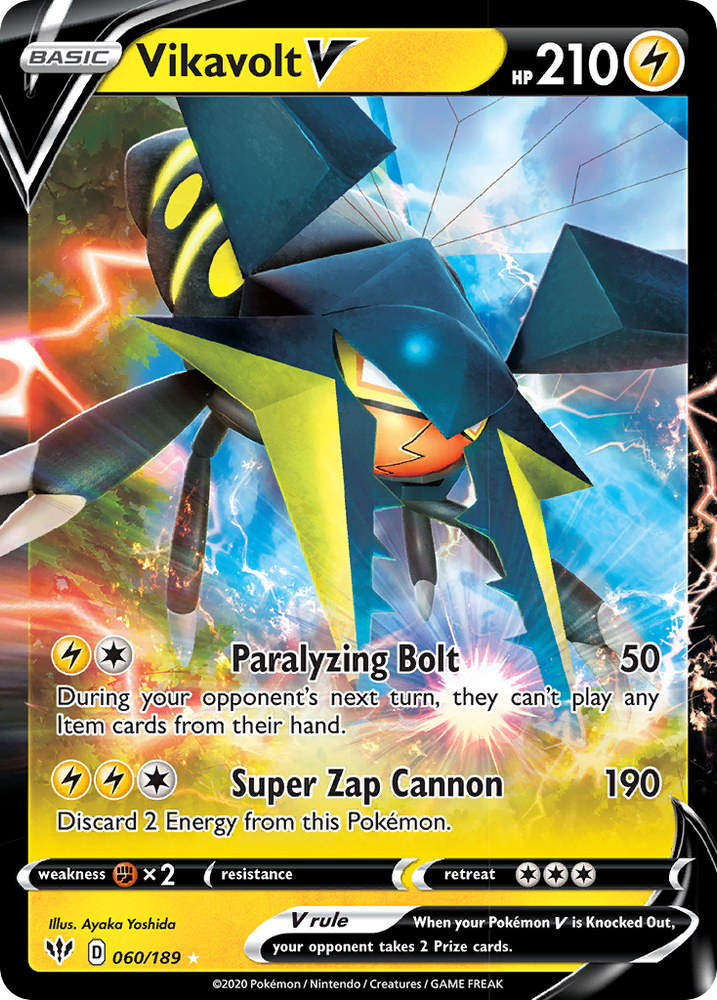 Vikavolt V (60/189) [Sword & Shield: Darkness Ablaze]