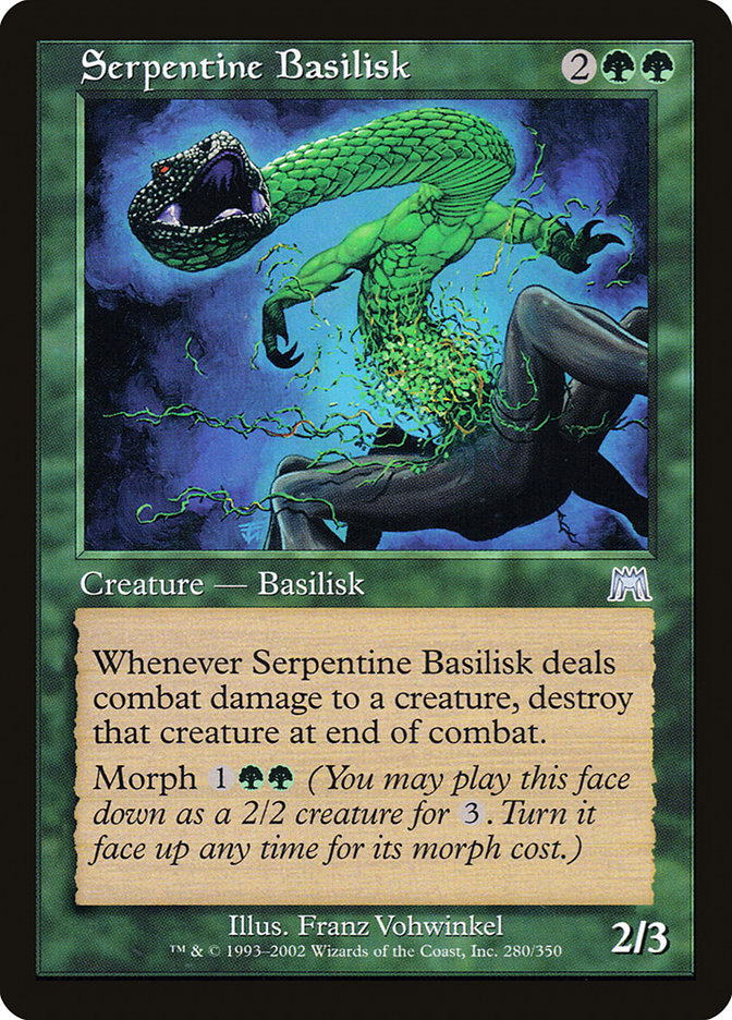 Serpentine Basilisk [Onslaught] (ONS 280)