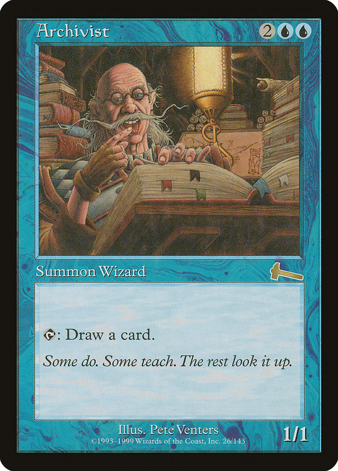 Archivist [Urza's Legacy] (ULG 26)