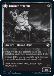 Lunarch Veteran // Luminous Phantom [Innistrad: Double Feature] (DBL 27)