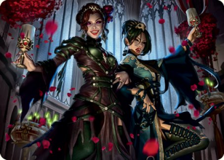 Falkenrath Celebrants 2 Art Card [Innistrad: Crimson Vow Art Series] (AVOW 73)