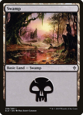 Swamp (#258) [Throne of Eldraine] (ELD 258)