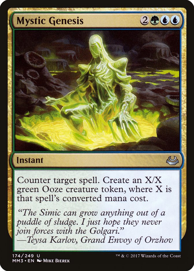 Mystic Genesis [Modern Masters 2017] (MM3 174)