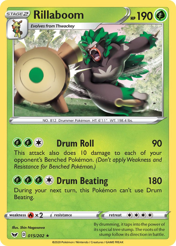 Rillaboom (Cracked Ice Holo) (015/202) [Theme Deck Exclusives]