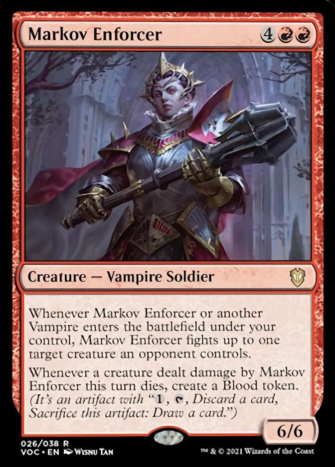 Markov Enforcer [Innistrad: Crimson Vow Commander] (VOC 26)