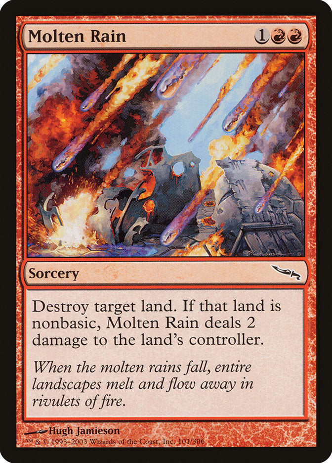 Molten Rain [Mirrodin] (MRD 101)