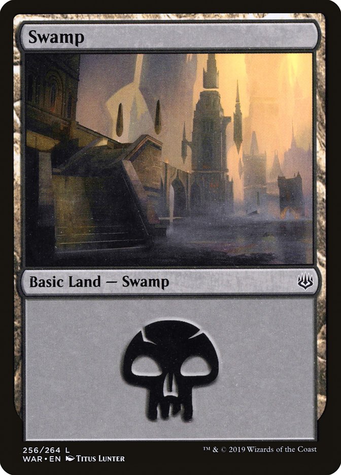 Swamp (#256) [War of the Spark] (WAR 256)