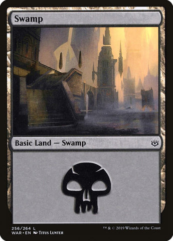 Swamp (#256) [War of the Spark] (WAR 256)