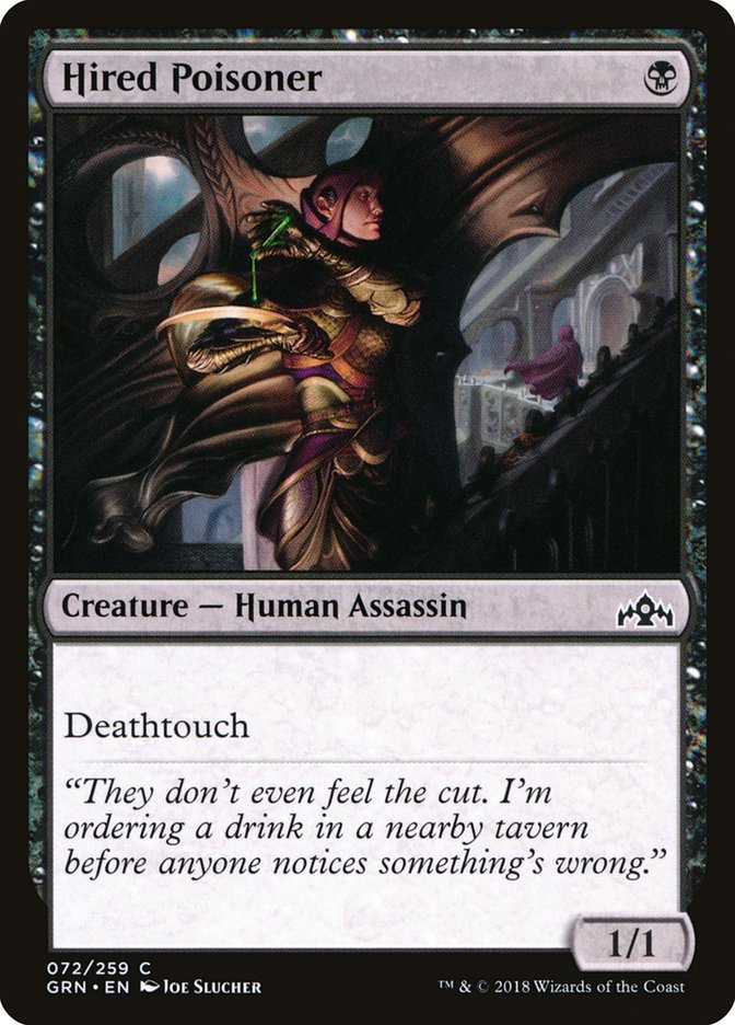 Hired Poisoner [Guilds of Ravnica] (GRN 72)