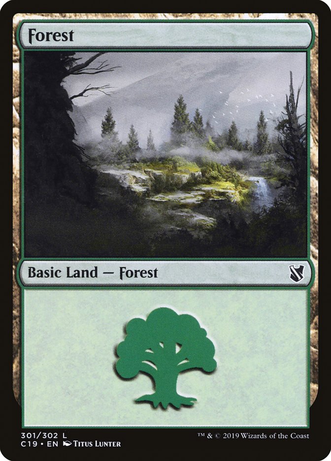 Forest (#301) [Commander 2019] (C19 301)