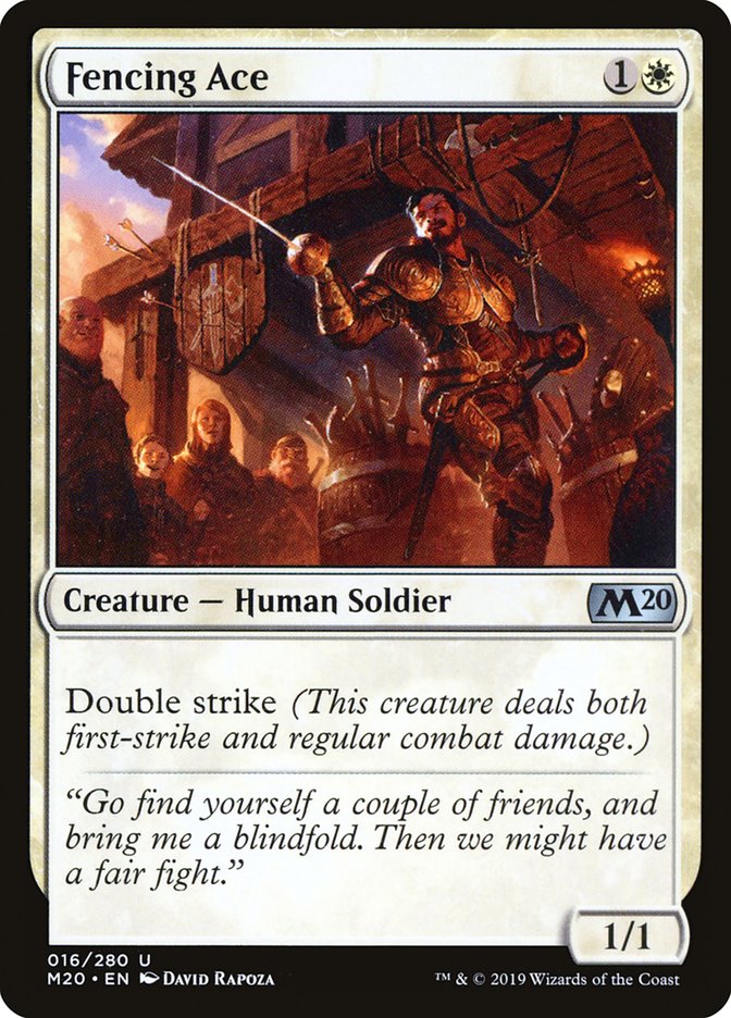 Fencing Ace [Core Set 2020] (M20 16)