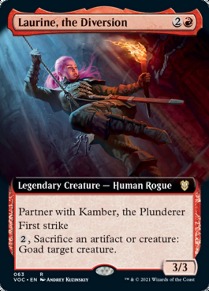 Laurine, the Diversion (Extended) [Innistrad: Crimson Vow Commander] (VOC 63)