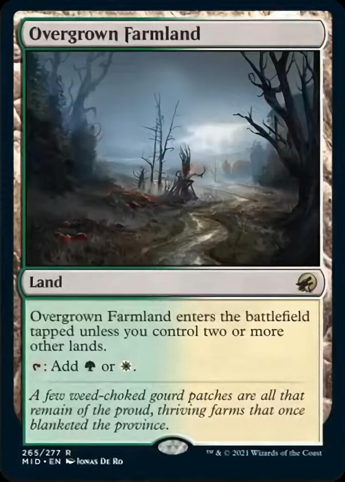 Overgrown Farmland [Innistrad: Midnight Hunt] (MID 265)