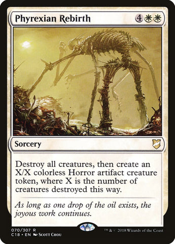 Phyrexian Rebirth [Commander 2018] (C18 70)
