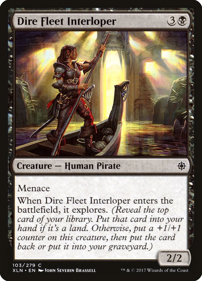 Dire Fleet Interloper [Ixalan] (XLN 103)