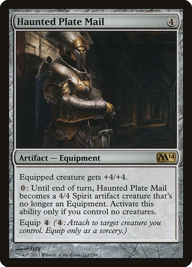 Haunted Plate Mail [Magic 2014] (M14 212)