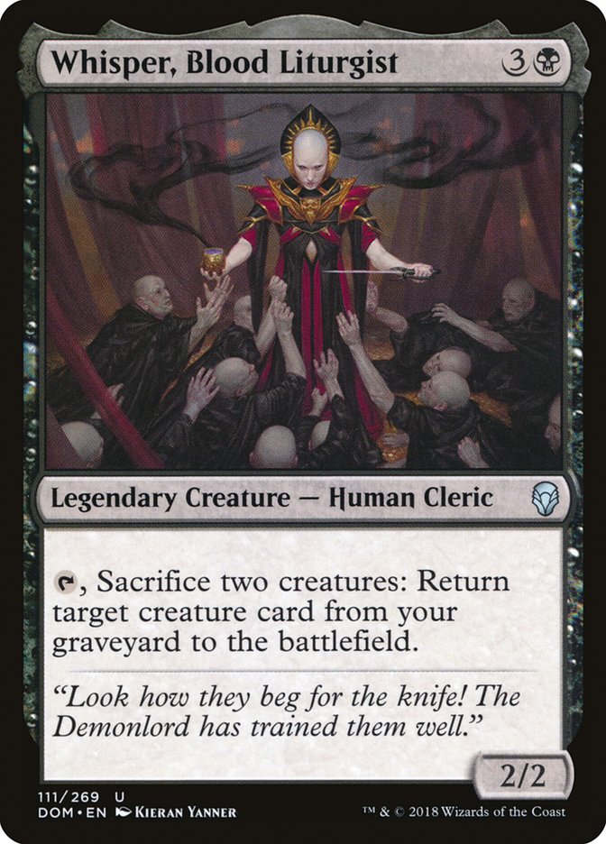 Whisper, Blood Liturgist [Dominaria] (DOM 111)