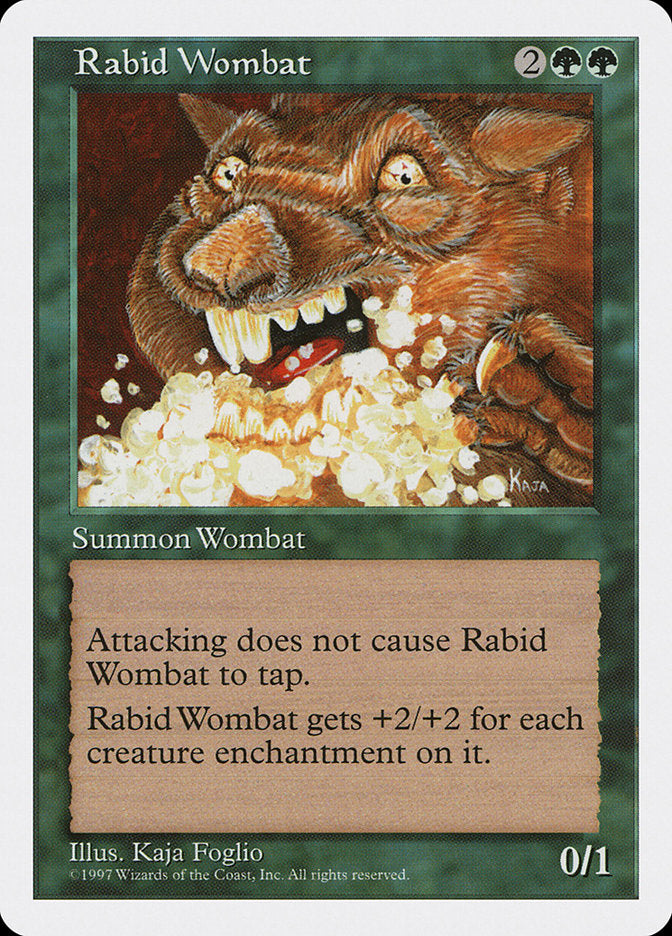 Rabid Wombat [Fifth Edition] (5ED 319)